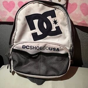 DC gray and Black mini Backpack